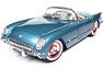 1954 Chevy Corvette Convertible Pennant Blue (Diecast Car)