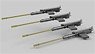 Flakvierling 38 Gun barrels with body AA Gun (x4) (Plastic model)