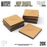 MDF Old World Bases - Square 30 mm (Display)