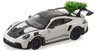 Porsche 911 (992) GT3RS 2023 White/Blue Wheel w/Christmas Tree (Diecast Car)