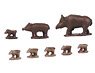 Animal Figure Series Boar (8 Pieces) (Model Train)