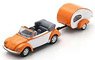 VW Beetle Cabriolet open with trailer ES Piccolo (Diecast Car)