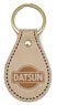 DATSUN ブランドエンブレム (1933) 国産レザーキーホルダー (ミニカー)