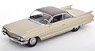 Cadillac Series 62 Coupe DeVille 1961 Beige Metallic / Brown Metallic (Diecast Car)