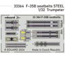 F-35B Seatbelts STEEL (for Trumpeter) (Plastic model)