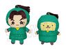 Nintama Rantaro Finger Mascot & PUPPELA(Puppella) Set [Plush] Monjiro Shioe x Pom Pom Purin (Anime Toy)