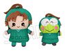 Nintama Rantaro Finger Mascot & PUPPELA(Puppella) Set [Plush] Isaku Zenpoji x Kero Kero Keroppi (Anime Toy)