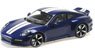 Porsche 911 (992) Sports Classic 2022 Blue Metallic / Stripe (Diecast Car)