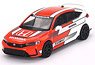 Honda Civic Type R 2023 #1 Pace Car Red (LHD) [Clamshell Package] (Diecast Car)