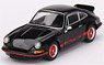 Porsche 911 Carrera RS 2.7 Black with Red Livery (LHD) [Clamshell Package] (Diecast Car)