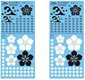 Mr & Mrs History Family Crest Decal Saito Family, Akechi Family (2 Pieces) (Plastic model)