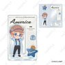Hetalia Acrylic Stand 4. USA - Suspenders Style - [Doresere Mini] (Anime Toy)