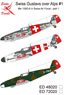 アルプス上空のグスタフ #1： スイス空軍のMe109G-6 パート1 (デカール)