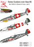 Swiss Gustavs over Alps #2 Me 109G-6 in Swiss Air Force - part 2 (Decal)