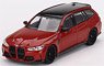 BMW M3 Competition Touring (G81) TorontoRed Metallic (LHD) [Clamshell Package] (Diecast Car)