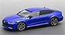 Audi RS7 Sportback メタリックブルー (ミニカー)