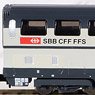 H25127 (N) IC2000 2等(B)客車 ★外国形モデル (鉄道模型)