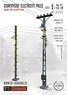 Countryside Electricity Poles (2 Pices) (Plastic model)