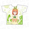 The Quintessential Quintuplets Specials Full Graphic T-Shirt Yotsuba Nakano (Anime Toy)