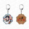 TV Animation [Rurouni Kenshin] Double Sided Key Ring Kaoru Kamiya Limited Time Traveling Coffee [Akabeko] Ver. (Anime Toy)