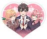 The 100 Girlfriends Who Really, Really, Really, Really, Really Love You Die-cut Sticker Illust Pattern A (Anime Toy)