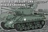 WWII U.S. Medium Tank M4A3E8 Sherman Early Production w/T66 Tracks (Plastic model)
