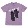 Haikyu!! Wakatoshi Ushijima Shoes T-Shirt Light Purple S (Anime Toy)