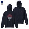 Naruto: Shippuden Uchiha Zip Parka Navy M (Anime Toy)