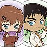 Detective Conan Can Badge Collection (SD Letter Series) (Set of 8) (Anime Toy)