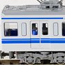 Seibu Series 6000 Aluminum Car (6151 Formation, Closed Door Pocket Window) Additional Six Middle Car Set (without Motor) (Add-on 6-Car Set) (Pre-colored Completed) (Model Train)