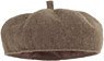 AZO2 Beret (7-8inch Recommended) (Brown) (Fashion Doll)