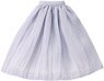 PNS Fluffy Long Skirt (Pale Gray) (Fashion Doll)