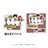 Acrylic Stand Plate [The Vampire Dies in No Time. 2] 03 Hiyoshi & Sagyo & To Handa & Hinaichi (Graff Art Illustration) (Anime Toy)