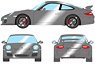 Porsche 911 (997.2) GT3 2010 Meteor Gray Metallic (Diecast Car)