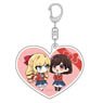 I`m in Love with the Villainess Acrylic Key Ring (Claire & Rae) (Anime Toy)