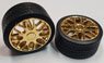 `Beemers` Gold Rims w/Tires (4 Pieces) (Accessory)