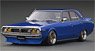 Nissan Skyline 2000 GT-X (GC110) Blue Metallic (ミニカー)