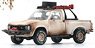 Toyota Hilux N60, N70 1980 Rusting Effect Mat White w/Accessory RHD (Diecast Car)