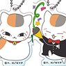 Natsume`s Book of Friends Nyanko-sensei Acrylic Key Ring (Set of 6) (Anime Toy)