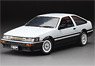 トヨタ カローラ レビン AE86 1985 ホワイト/ブラック (ミニカー)