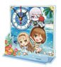 Atelier Ryza: Ever Darkness & the Secret Hideout Puchichoko Mini Acrylic Table Clock [Swimwear Ver.] (Anime Toy)