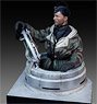 German tanker in winter dress with Tiger I Early cupola (Plastic model)