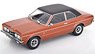 Ford Taunus GXL Sedan 1971 Vinyl Roof Brown Metallic / Matt Black (Diecast Car)