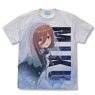 The Quintessential Quintuplets Specials Miku Nakano Full Graphic T-Shirt White S (Anime Toy)