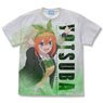 The Quintessential Quintuplets Specials Yotsuba Nakano Full Graphic T-Shirt White S (Anime Toy)