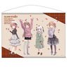 Slow Start Hana & Tamate & Eiko & Kamuri Horizontal Type B2 Tapestry Autumn Casual Wear Ver. (Anime Toy)