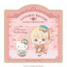 Lycoris Recoil x Sanrio Characters Wood Coaster Mini Chara Restaurant Yakata Ver. Chisato Nishikigi x Hello Kitty (Anime Toy)