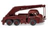 (HO) Henschel Bimot Crane Truck oxide Red (Model Train)