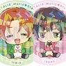 Hetalia: World Stars Trading Hologram Can Badge Puppy Ver. (Set of 8) (Anime Toy)