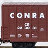 103 00 210 (N) 60` Box Car, Excess Height, Double Plug Doors, Waffle Side CONRAIL RD# CR 223031 (Model Train)